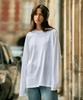 Peullukeu Pigment Long Sleeve T-Shirt White Flt701