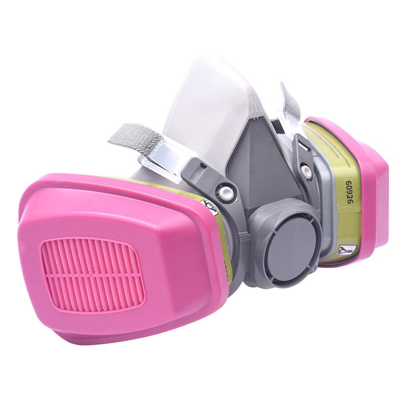 Gas Mask 6200 with 60926 Filter for Spray Paint, Polishing, Decoration, Chemical Gas,Steam,Dust, Anti-Chemical Protection.