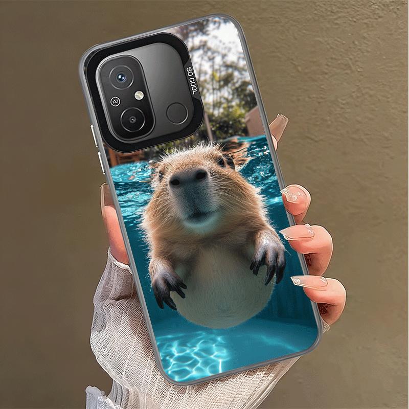 Animal Capybara Cute Soft Phone Case for Xiaomi Redmi 15C 15 14C 13C 12C Poco X5 X6 X7 Pro X3 F8 F7 Ultra M8 13 12 Cover Back Sh