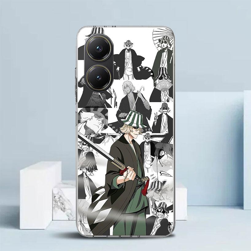 Bleach Kisuke Urahara Phone Case For Xiaomi Poco F7 Ultra X5 X6 X7 Pro M7 Redmi 15C 15 13C 13 12C 12 10C 10 10A 9 9C 9A 9T Cover