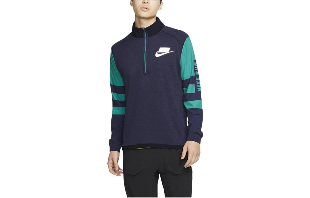 Nike Sweatshirts Men s Black Stand Collar Moderate Other BV5604-498 XL