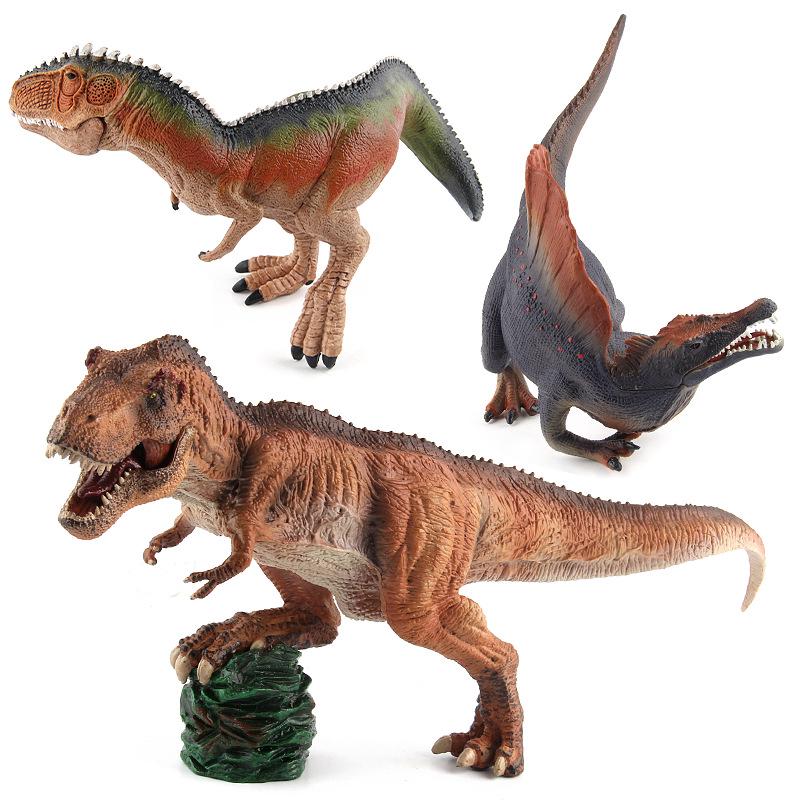 Dinosaur World Figure Model Toy Regal Dragon Acanthoback Long-Necked Dragon Peripheral Ornament Doll