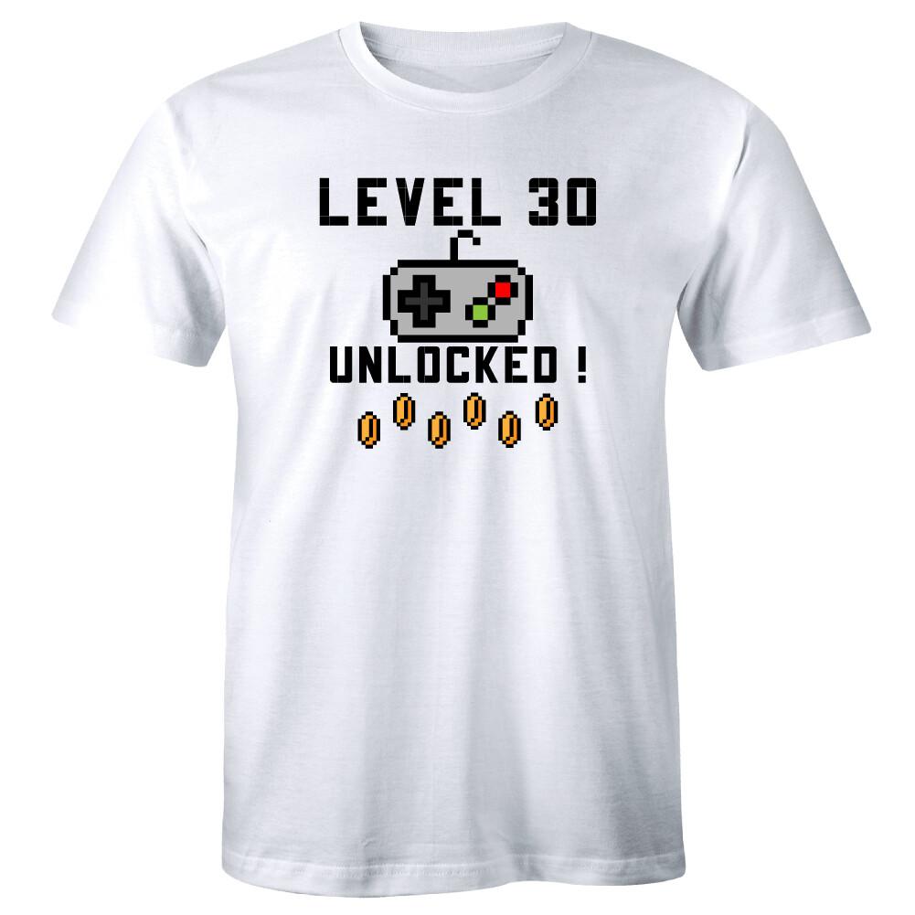 Level 30 Unlocked Retro Gaming Controller T-shirt