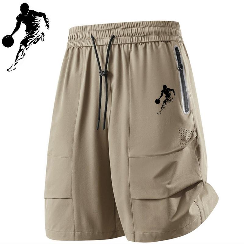 Plus Size Summer Running Shorts Men Cool Shorts Summer Breathable Short Pants Male Casual Elastic Waist Pants S