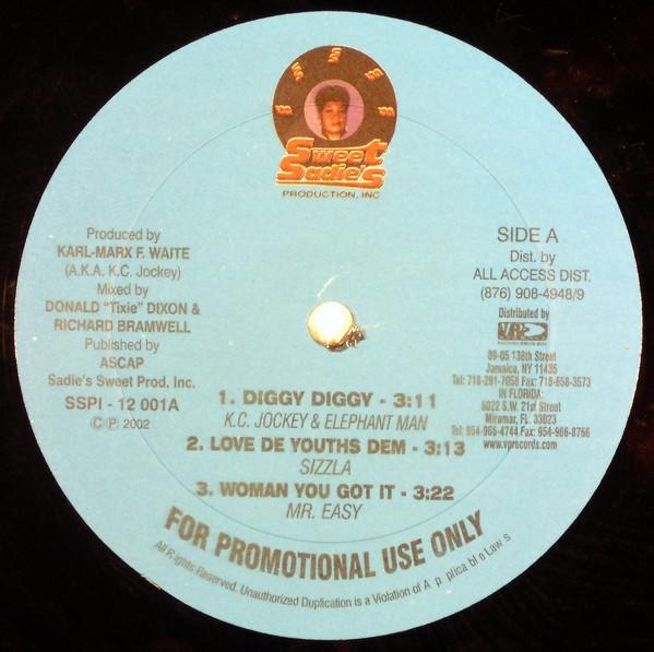 

LP Record VARIOUS Diggy Diggy SSPI12001A Sweet Sadies Pr 2002 Japan Reggae Ska Dub Used