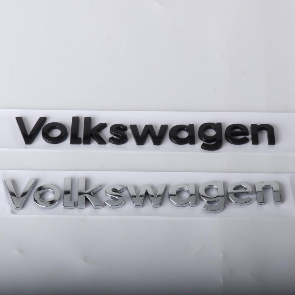Sticker Emblema Lettera Decorazione Coda Baule Carrozzeria Auto 3D ABS Per Volkswagen VW Golf Passat Polo Tiguan Jetta Caddy T-ROC Scirocco