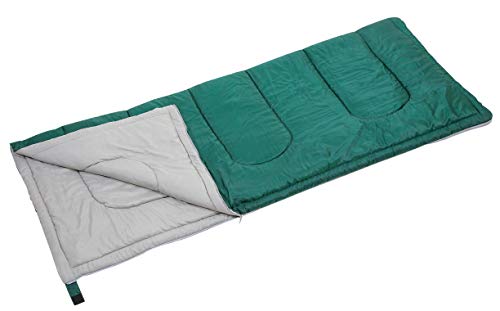 [Amazon.co.jp Exclusive] Captain Stag Sleeping Bag, Prairie, Envelope-Style, 600g Fill, Green, Minimum Temperature 15°C (24°F), UZ-12114