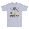 I Just Want To Work In My Garden And Hang Out With Chickens Unisex's T-Shirt Tee