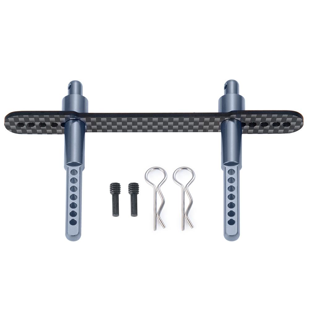 YEAHRUN RC Car Body Post Mounts Metal Alloy Front and Rear Shell Column for Axial SCX10 II 90046 1/10 RC Crawler Car Parts