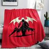 1PC Devil May Cry Print Flannel Blanket, High Quality All Seasons, Home Decor, Warmth and Comfort, Perfect for Christmas Gifts