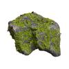 Outdoor Garden Bed Edging Decor Artificial Moss Faux Landscape Stone Fake Realistic Boulder Light