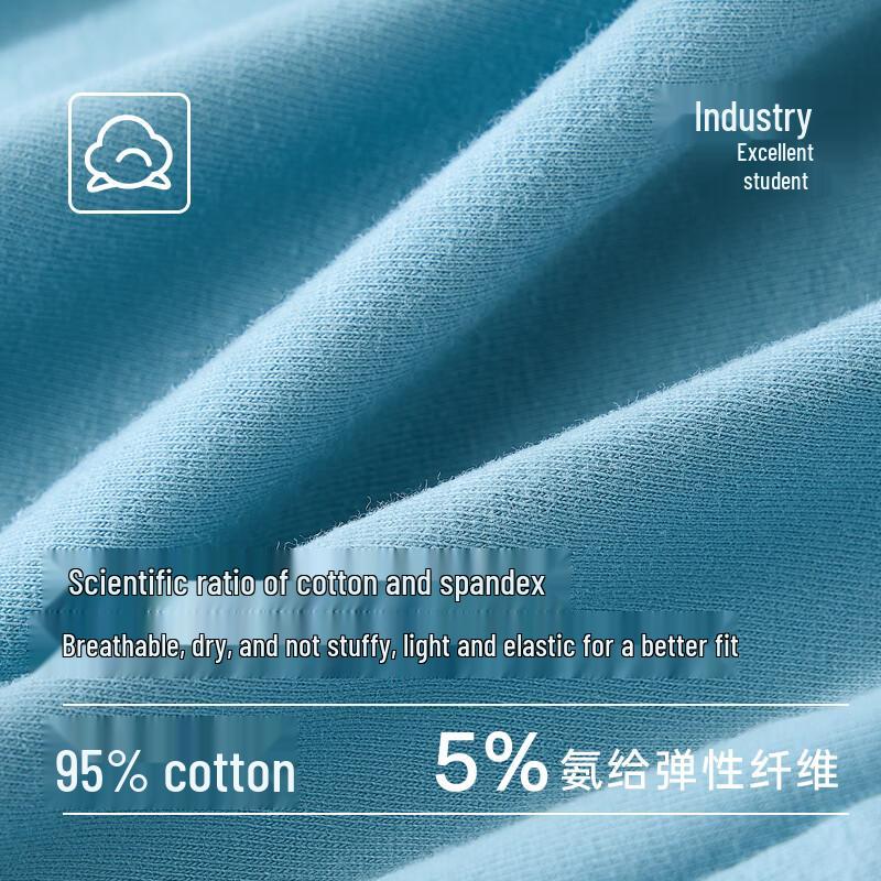 LangSha Men's Pure Cotton Antibacterial Boxer Briefs