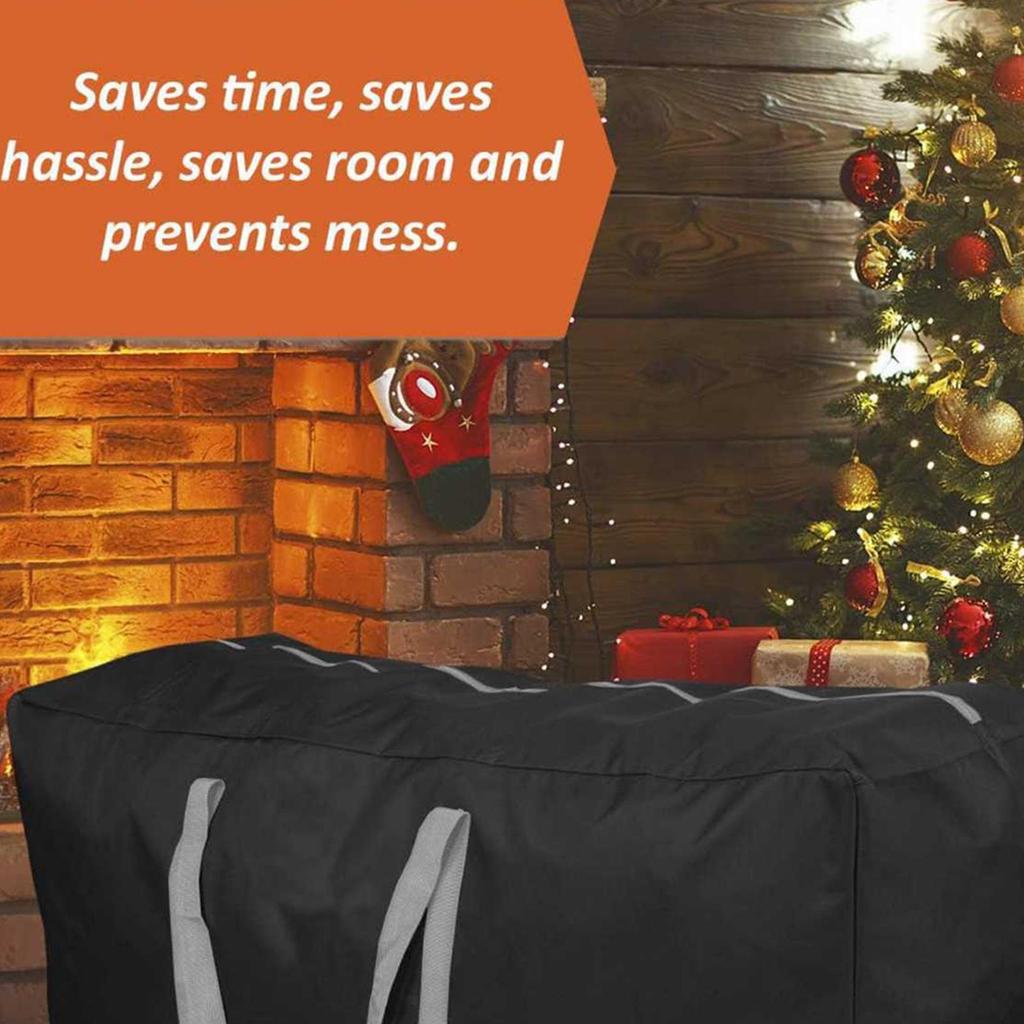 Christmas Tree Storage Christmas Storage Bag Organizer Heavy Duty Holiday Supplies Organizer For Dormitory Apartment Living Room