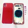 For iphone  8G 8Plus XR Battery Back Cover Door Rear Cover + middle Frame + sim Tray side key parts Housing