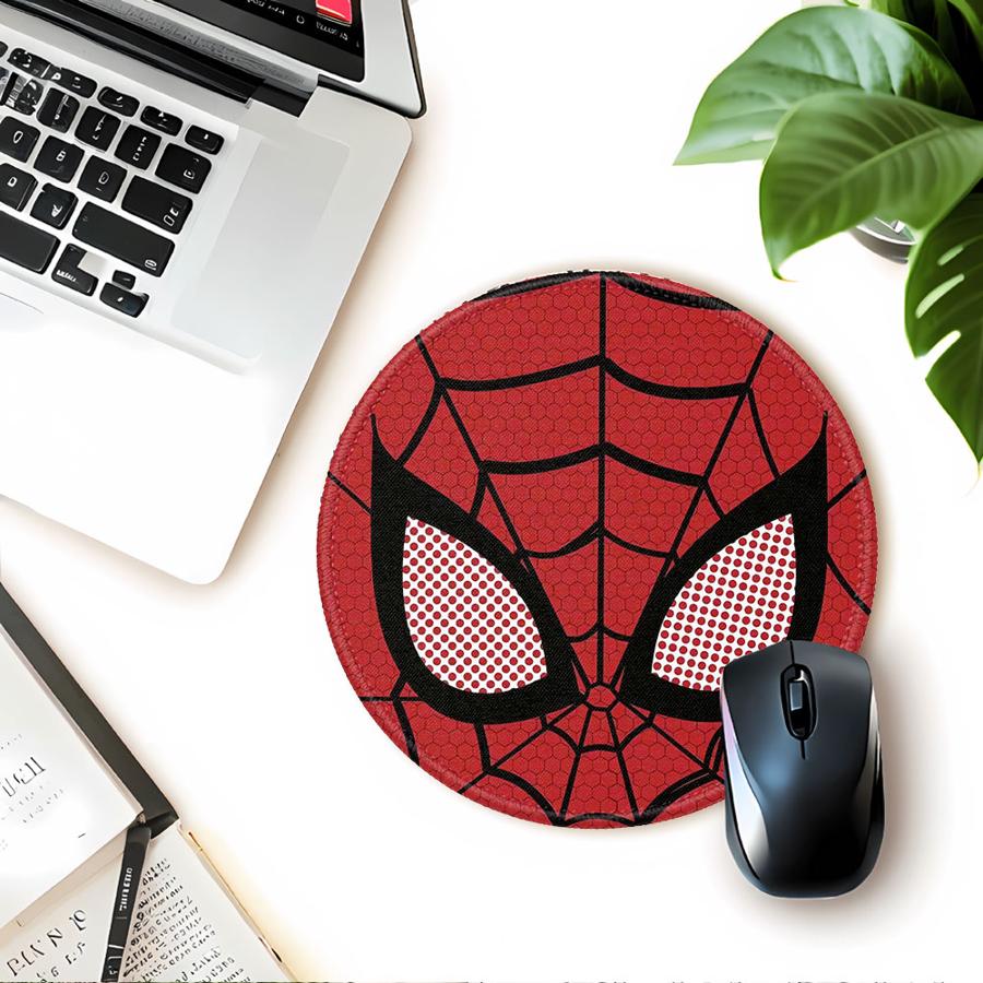rubber 1pc Mouse Pad office Pad Computer Laptop Pad Keyboard Mouse Pad Desk accessories Game Console Pad Black Spider Design