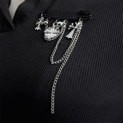 Elegante Perlenketten-Quastenbrosche Damenbekleidung Dekor Zubehör Schmucknadel Hosenbund-Verstellnadeln Tasche Anhänger Geschenke