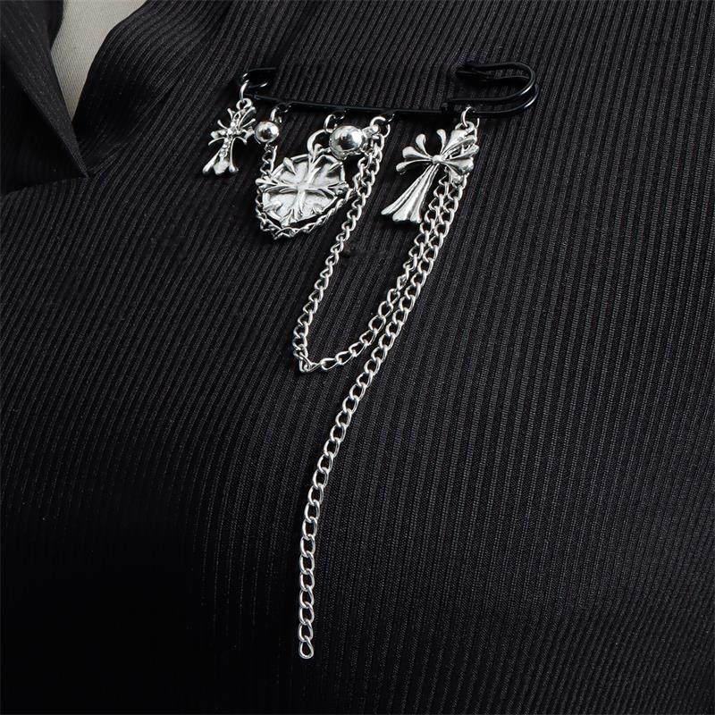 Elegante Perlenketten Quastenbrosche Mode Damen Kleidung Dekor Accessoires Schmucknadel Hosen Taillenverstellstifte Taschenanhänger Geschenke