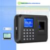 Time Clocks for Employees Small Business Clock In Machine for Employees with 2.4 Inch TFT LCD Screen Fingerprint Time Clock with 8G U Disk