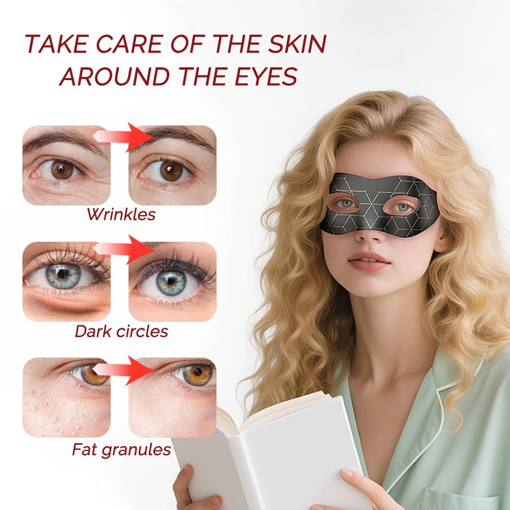 Red Light Silicone Eye Mask 7 Colors LED Photon Flexible Eyes Mask Relieves Eye Fatigue Anti-Wrinkle Dark Circles Wireless Use