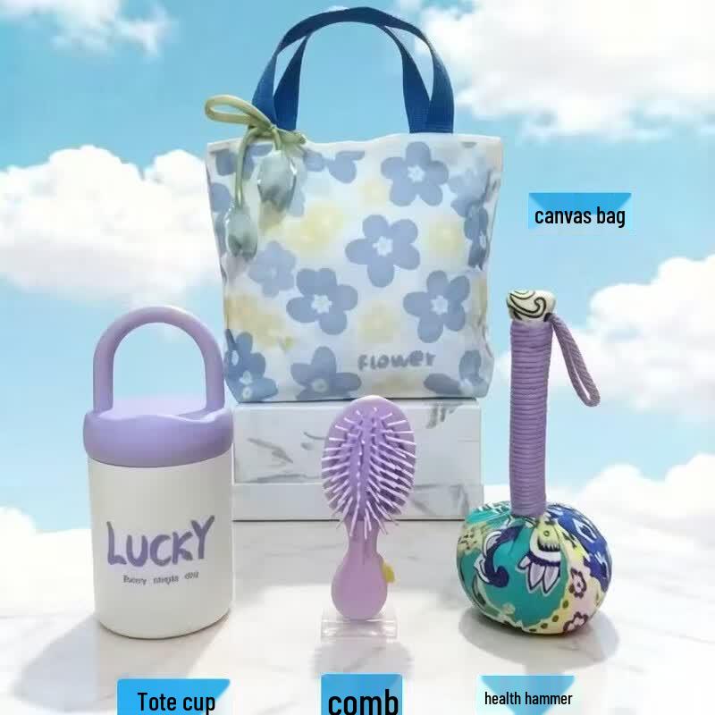 AQ Refreshment Travel Cup Set Water Cup, Comb, Mugwort Hammer