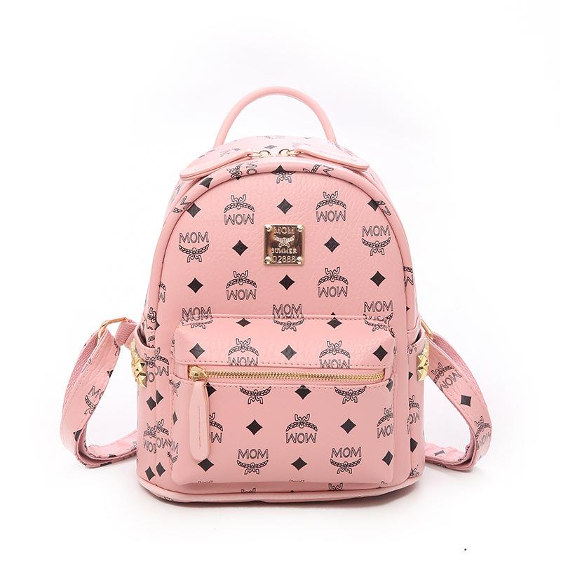 

Європейський бестселер Сумка через плече | Коричневий шкіряний логотип MOM | Геометричний візерунок | Безпека на подвійній блискавці | Основи щоденних подорожей | Сертифікований CE 12cm*24cm*27cm рожевий