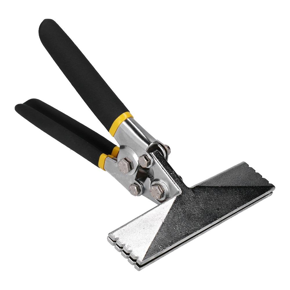 Ergonomic Handle Hand Seamer Pliers 6 Inch Offset Straight Jaw Seamer HVAC Ductwork