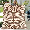 Tiger Print Pattern Beast Blanket,Flannel Blanket Throw Blanket,Child Warm Blanket for Home Living Room Bedroom Beds Sofa Picnic