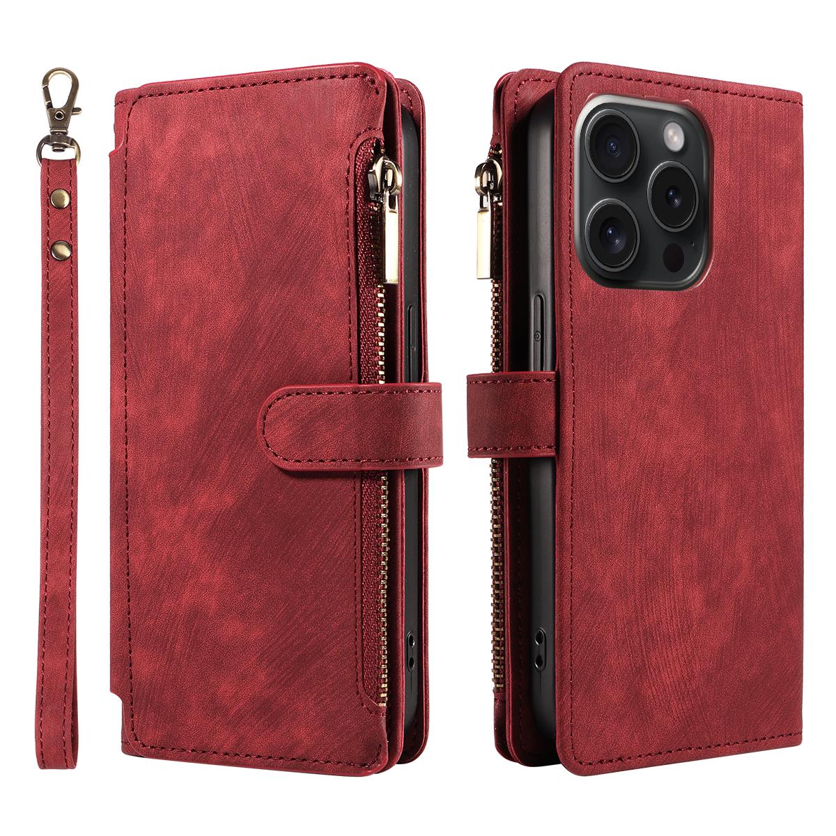 

Vintage Faux Leather Case for Samsung GalaxyA235G A24 A25 A31 A32 A33 A34 A35 A50 A51 A52 A53 A54 Flip Wallet Style Phone Case Case & Strap&Galaxy A40 вина червоного кольору