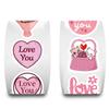 500PCS Valentine's Day Roll Stickers Aesthetic Skateboard Laptop Luggage Phone Gift Graffiti Phone Gradient Fashion Wall Sticker
