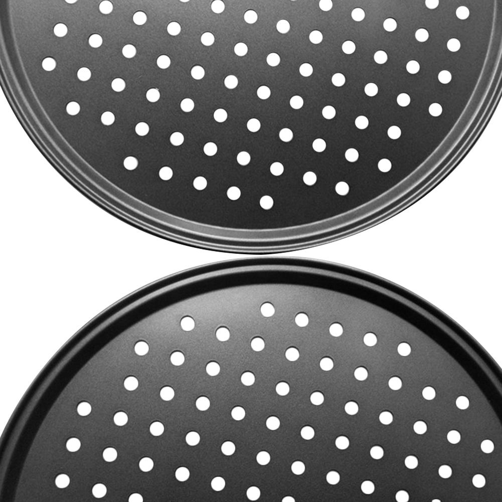 Dayuansheng Carbon Steel Non-stick Pizza Baking Pan Mesh Tray Plate Baking Tool