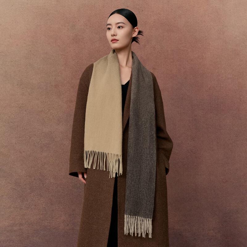 Wanshili 'Whispers' 100% Wool Women's Scarf & Shawl