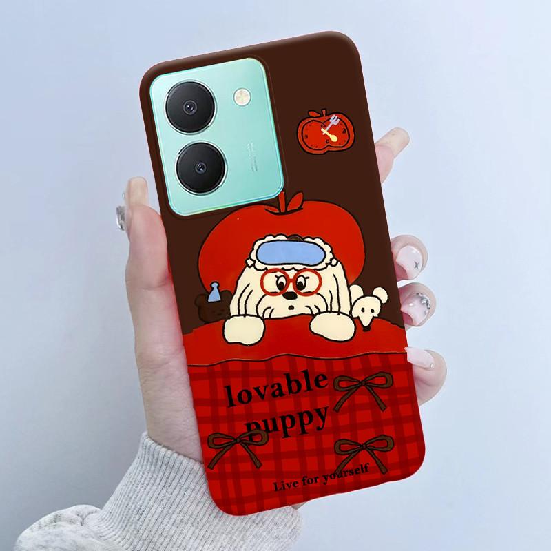 For Vivo Y27s Case Vivo Y36 Russian Cover Beautiful Butterfly Flower Girls Design Bumper Shell For Vivo V2247 V2322 Back Housing