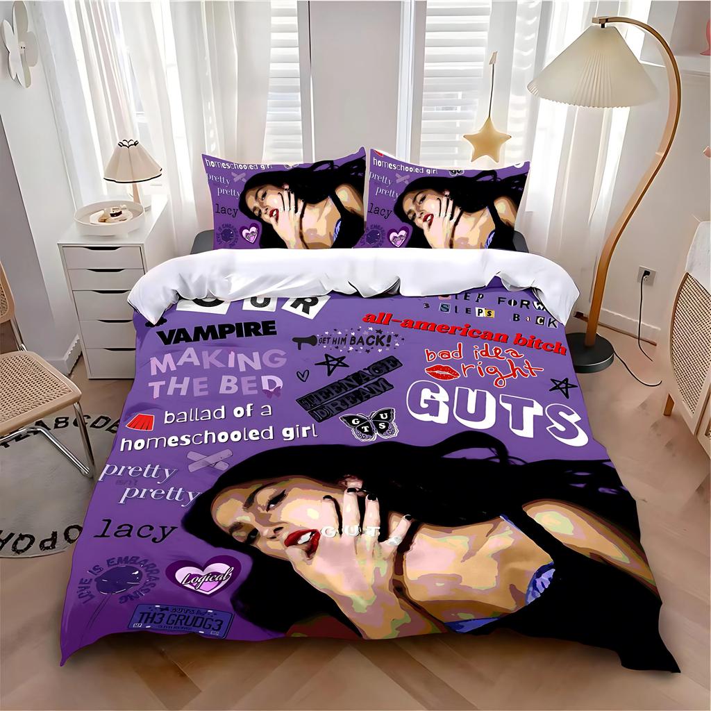 Bettbezug Kissenbezug Bettwäscheset Hot O-Olivias R-Rodrigos Erwachsener Junge Mädchen Schlafzimmer Dekoration Einzelbett Doppelbett Übergröße