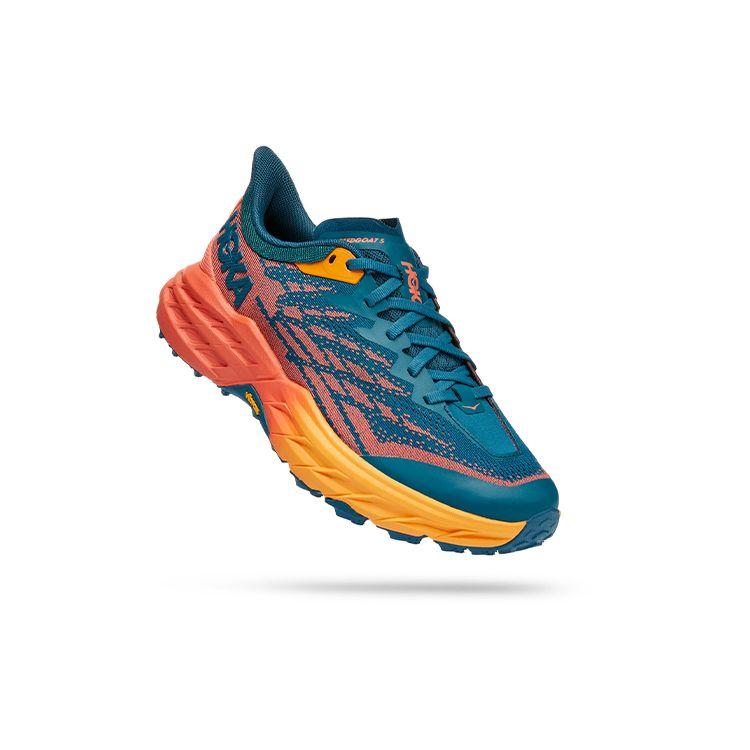 HOKA  Speedgoat 5 Blue Coral Camellia Women Sneakers 1123158-BCCML