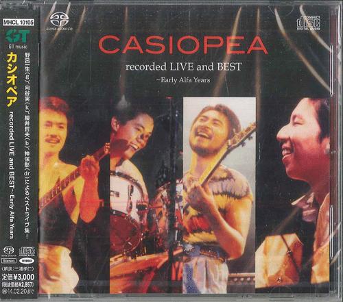 

CD CASIOPEA recorded LIVE and BEST Early Alfa Y MHCL10105 GT MUSIC 2013 Japan Obi Jazz