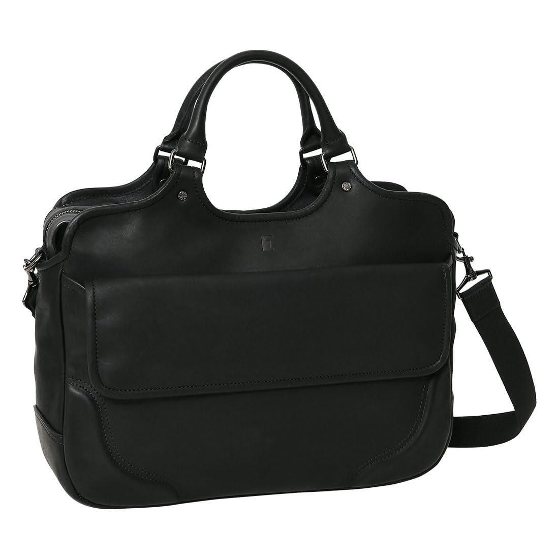 

GA139 Tote Bag Briefcase Shoulder Bag Compatible with A4 Double Zipper Closure Black [Tryon] Men s чорний