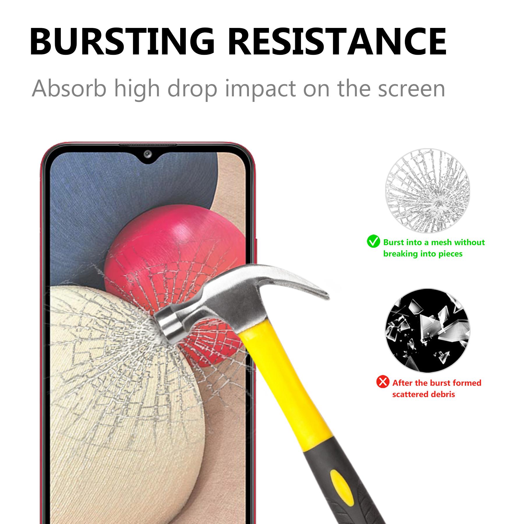 

Tempered Glass Film Black Edges Screen Protector for Samsung Galaxy A02s (166.5x75.9x9.2mm) [Complete Covering] [Full Glue] Type A