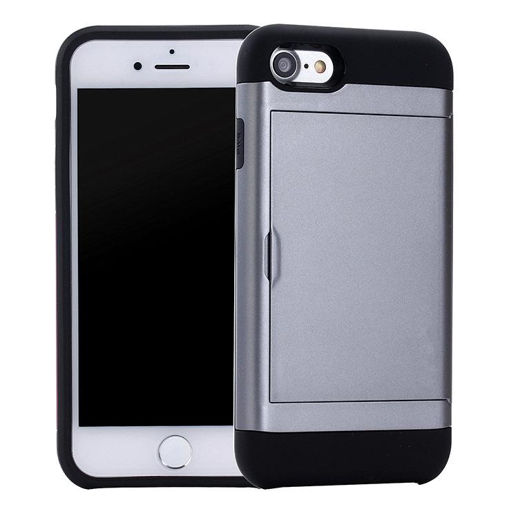 Použitelné pro pouzdro na mobilní telefon IPhoneSE3 Apple 8 Dvoudílný posuvný kryt Karta 7plus Ochranné pouzdro se slotem na kartu proti pádu XS