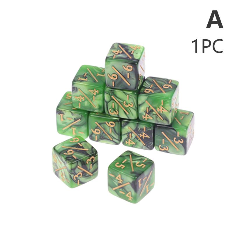 

Зеленый Красный 16мм 6-гранный Счетный Кубик +1/-1 Кубик Детская Игрушка Для Игры Счетные Фишки