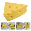 Simulation Cheese Model Realistic Simulated Cheese Food Prop Mini Cake Topper Dessert Display Home Decor Festive Party