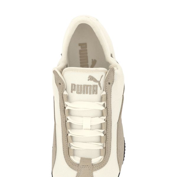 Puma H-Street Bequeme Vielseitige Niedrige Lifestyle Freizeitschuhe Unisex Sneaker Off-White Hellbraun 407303-07