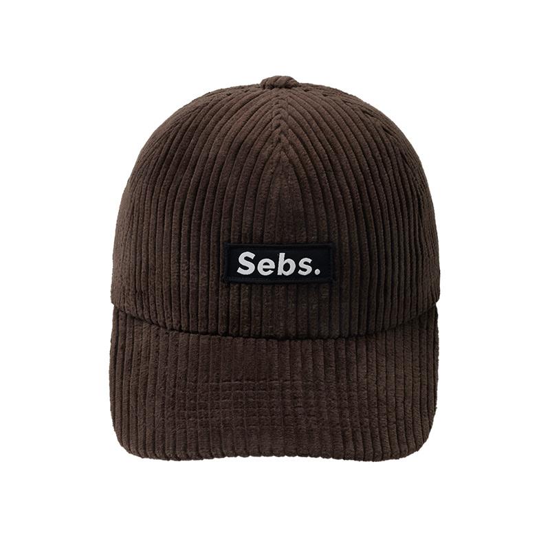 Sebseu Corduroy Brown Ball Cap