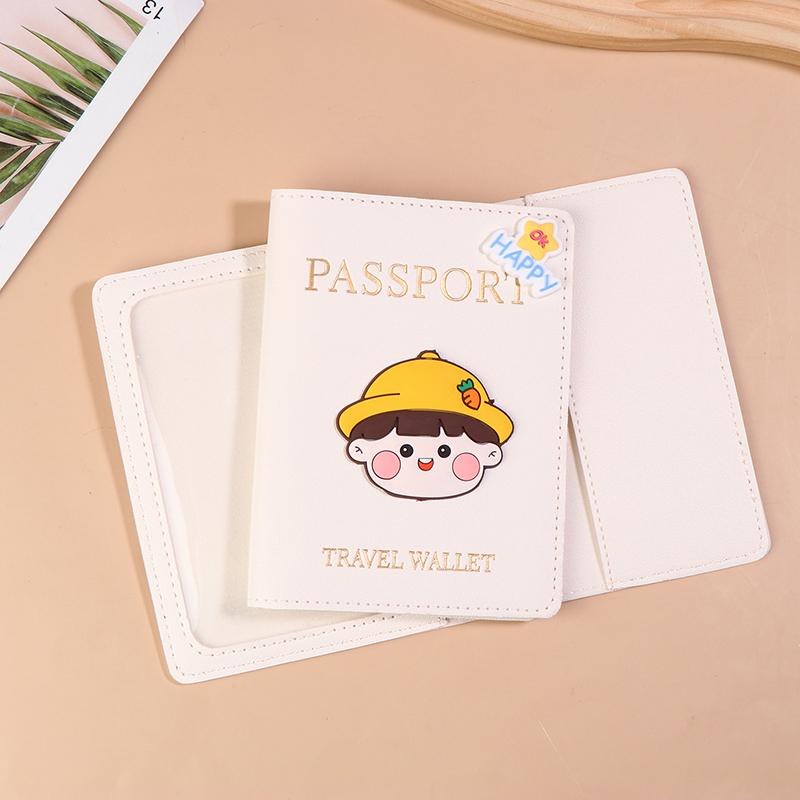 Reise PU Lær Reise Pass Beskyttelsesdeksel Passveske Holder for Forretningsbillett Passholder Etui Reisetilbehør
