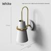 Nordic Style Wall Light With White Finish For Home And Hallway Use