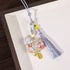 Chinese Style Pony Embroidered Pendant Brocade Satin New Year Horse Pendant Tassel Spring Festival Car Hanging Ornaments