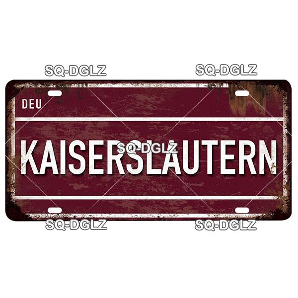 [SQ-DGLZ]Germany City License Plate Metal Sign Vintage Plaque Tin Sign Wall Decor Bar Decor BERLIN Team Flag Poster