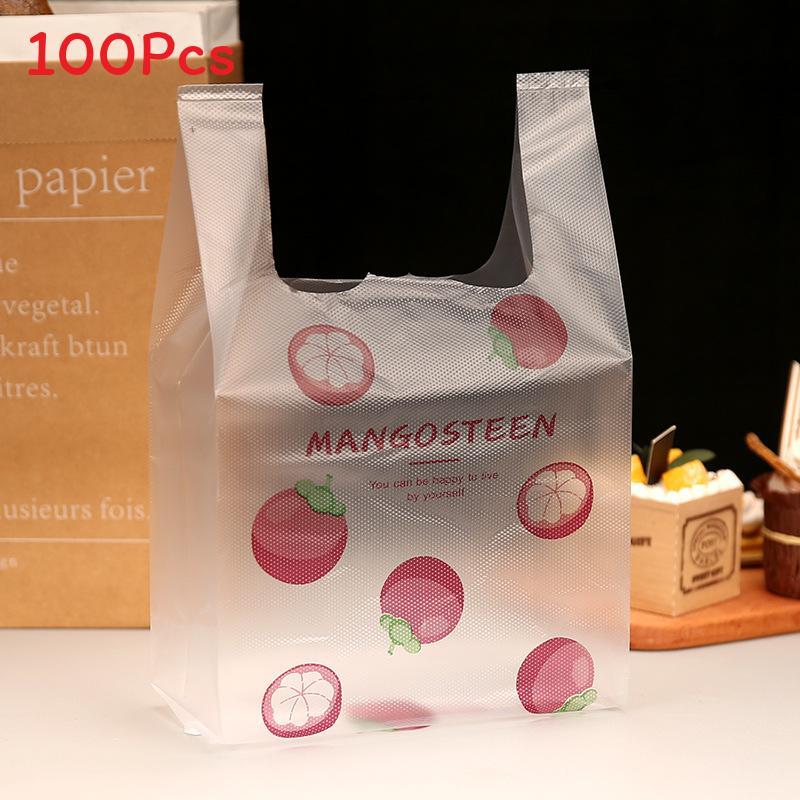 Cherry Blossom Gift Bags Plastic Packaging With Printing For Tea Packaging Use