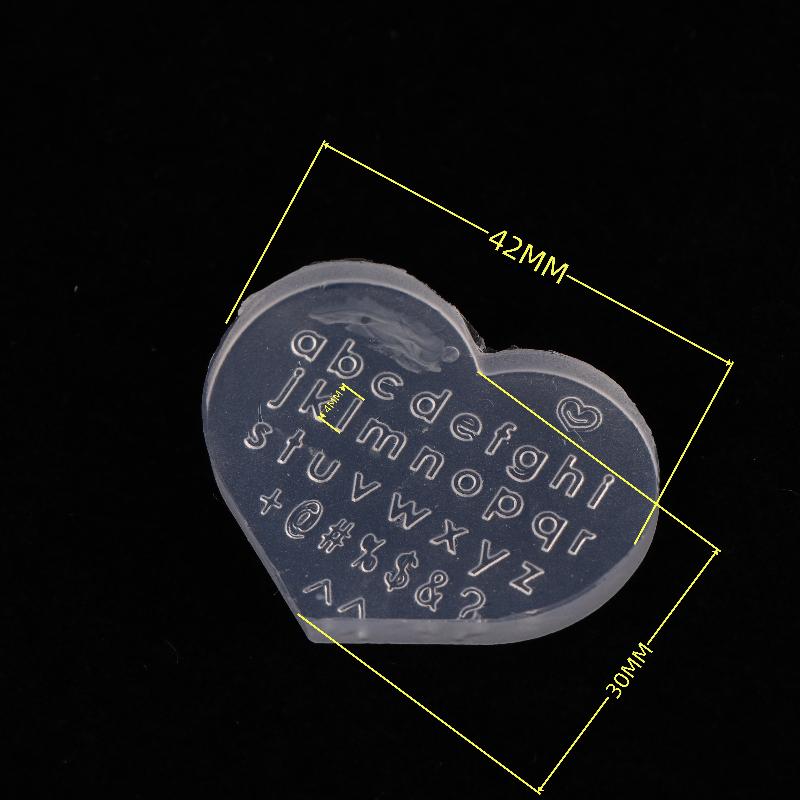 

1PCS Art Decoration Universal English Letter Design Nail Silicone Mold Earring Necklace 3D Resin Mold DIY Tools