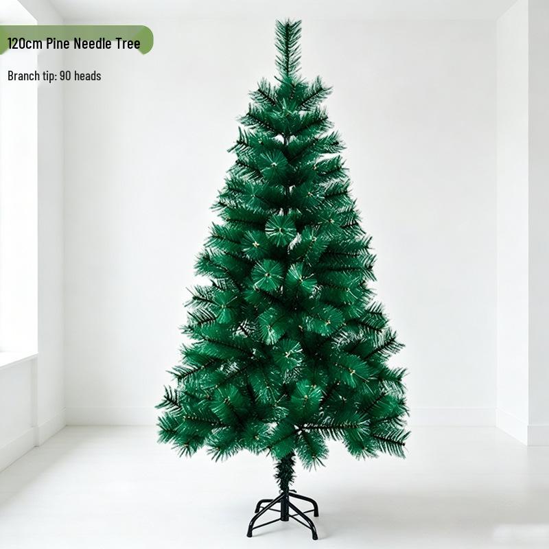 Luxury Pine Needle Christmas Trees: 1.2m, 1.5m, 1.8m, 2.1m - Dense and Ornate Floor Decorations