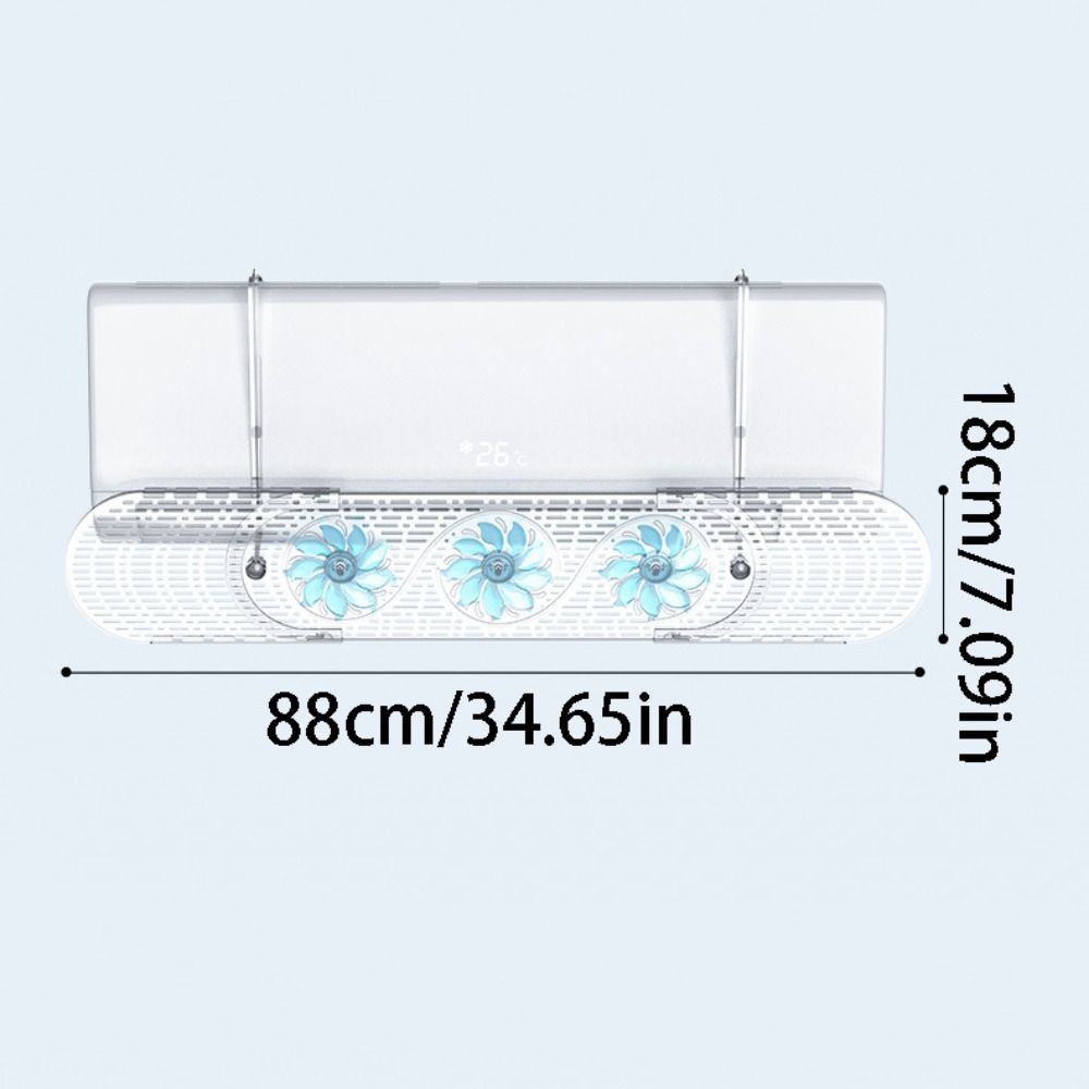 Anti Direct Blowing Air Conditioner Windshield Expandable Scalable Air Guide Plate  Pregnant Women